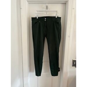 Horze Womens Equestrian Breeches Forest Green